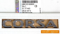 Emblemat napis "CORSA" - Corsa D tył - 5177440 OPEL - GM