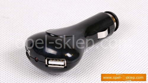 Ładowarka - Zasilacz samochodowy USB - 1x2A / 2x1A - 5V - 12/24V
