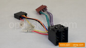 Adapter; ISO gniazdo x2,ISO wtyk x2,przewody zasilające