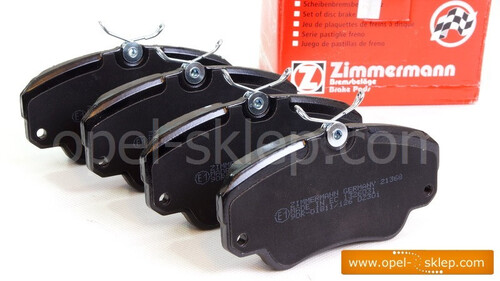 Klocki hamulcowe przód Omega B - 1605004 Zimmermann GmbH