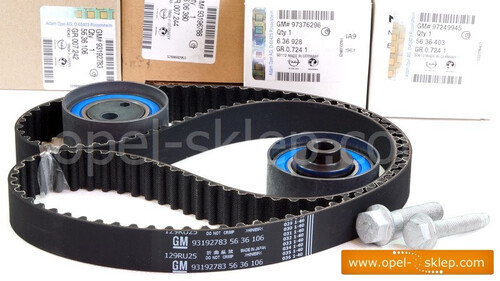 Rozrząd oryginalny - Astra G * Astra H - Z17DTL / Z17DTH - komplet 1606360 OPEL- GM