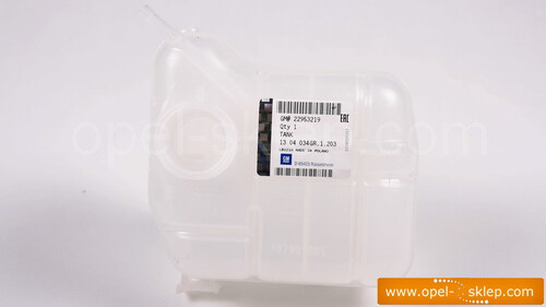 Zbiornik wyrównawczy płynu chłodzącego Insignia - 22953219 / 1304034 OPEL - GM