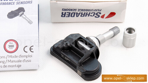 Czujnik monitorowania ciśnienia w oponie, układu TPMS - Astra J * Corsa D / E * Insignia A * Zafira C - 13598775 GM