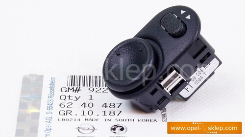 Przełącznik regulacji lusterek elektrycznych - 6240487 OPEL - GM