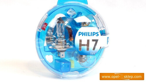 Komplet żarówek i bezpieczników z żarówką H7 - PHILIPS