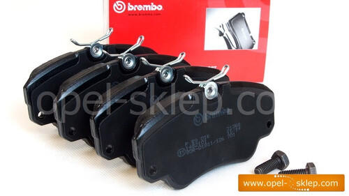 Klocki hamulcowe przód Omega B - 1605004 BREMBO