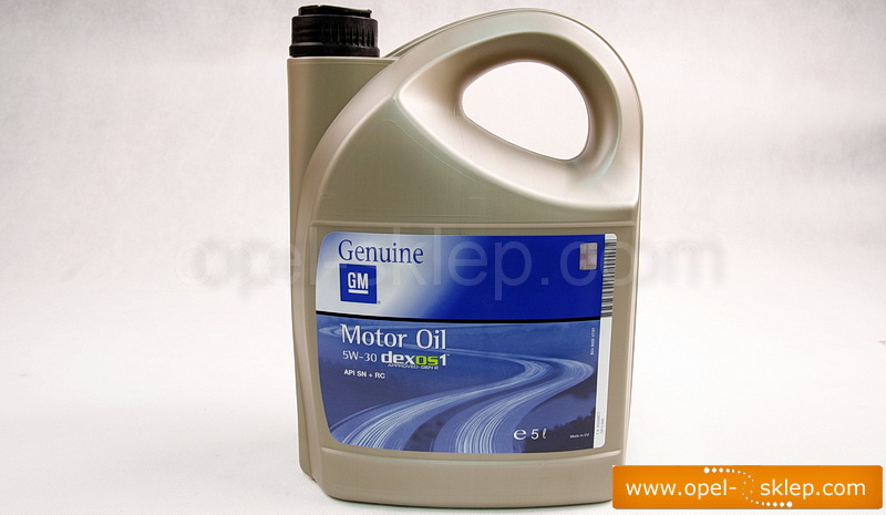 Olej silnikowy - syntetyk 5W-30 5L DEXOS 1 GEN 2 - 95599877 OPEL
